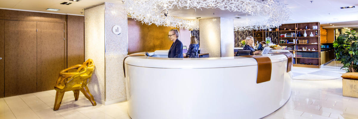 Klaus K hotel reception